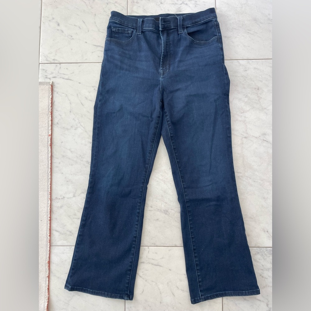 J Brand Cropped Dark Wash Jeans